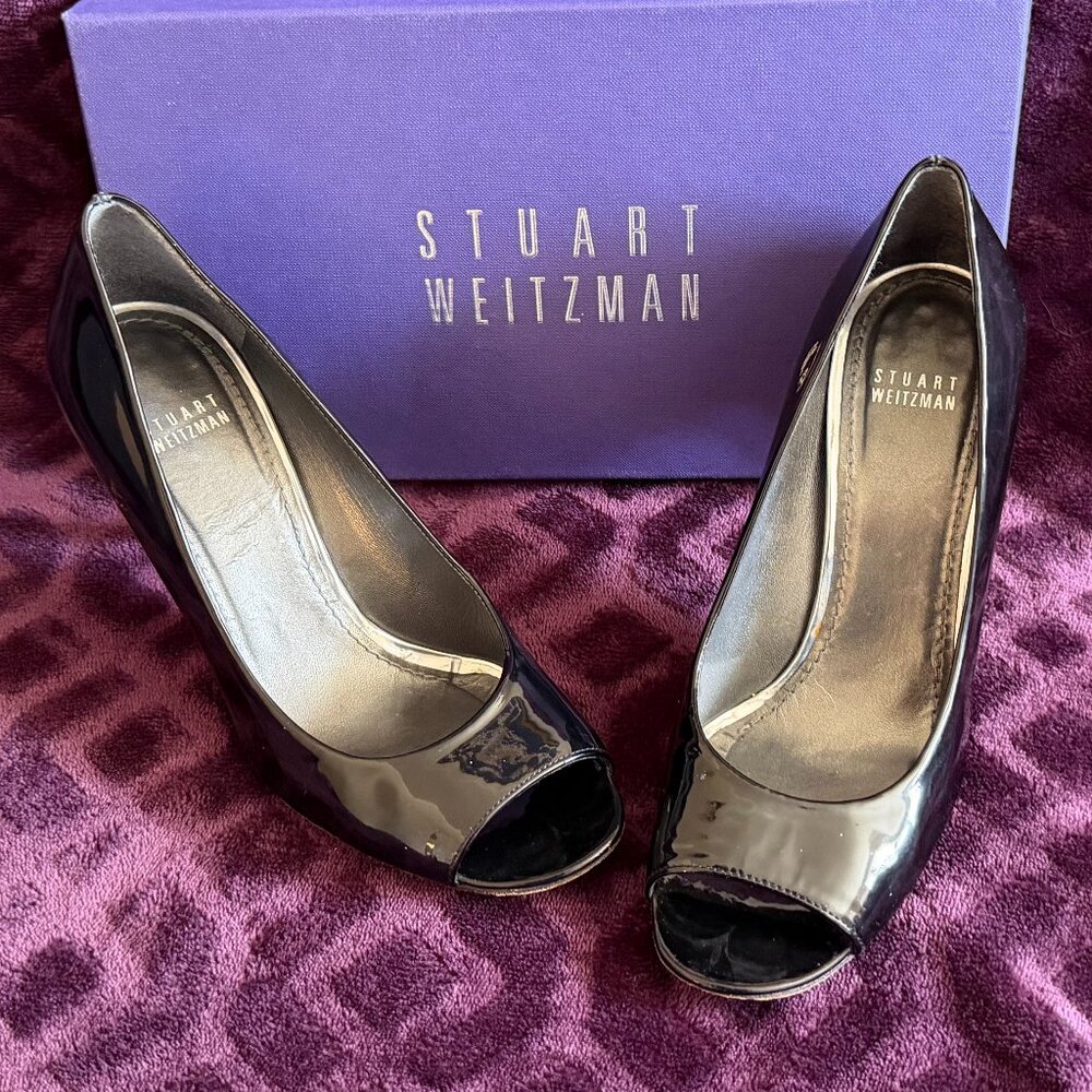 Stuart Weitzman Patent Leather High-Heel Shoes